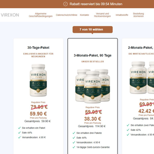 Virexon Plus V1 - DTC [Multi-GEO] (Social,Banner,Native,Push,SEO,Search) - CPA {No BrandBidding}