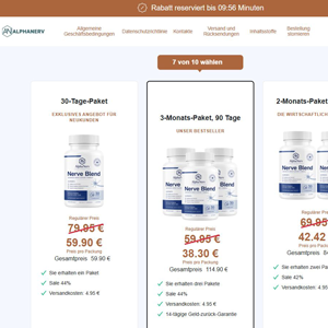Alphanerv Nerve Support V2 - DTC [Multi-GEO] (Social,Banner,Native,Push,SEO,Search) - CPA {No BrandBidding}