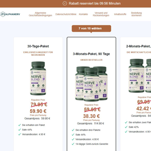 Alphanerv Nerve Support V3 - DTC [Multi-GEO] (Social,Banner,Native,Push,SEO,Search) - CPA {No BrandBidding}