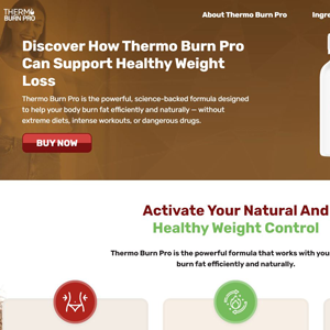 Thermo Burn Pro [US] (Native,Social,SEO,Search,Banner) - CPA {No BrandBidding}  