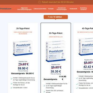 Prostatite Prostaluxor V3 - DTC [Multi-GEO] (Social,Banner,Native,Push,SEO,Search) - CPA {No BrandBidding}