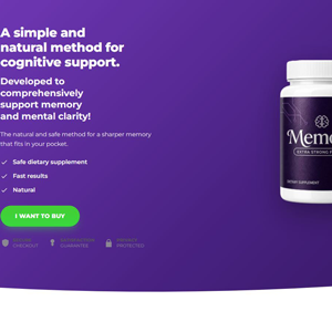 MemoFix Brain - DTC [US] (Native,Social,SEO,Search,Banner) - CPA {No BrandBidding}   