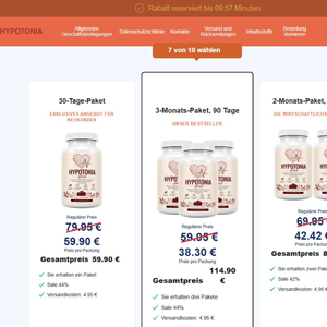 Hypotonia Blood Pressure V1 - DTC [Multi-GEO] (Social,Banner,Native,Push,SEO,Search) - CPA {No BrandBidding}