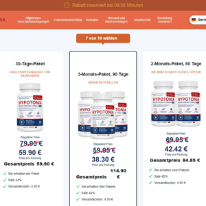Hypotonia Blood Pressure V3 - DTC [Multi-GEO] (Social,Banner,Native,Push,SEO,Search) - CPA {No BrandBidding}