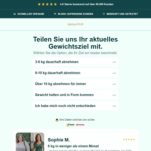 LipoLyx Plus V1 - Quiz [Multi-GEO] (Social,Banner,Native,Push,SEO,Search) - CPA {No BrandBidding}