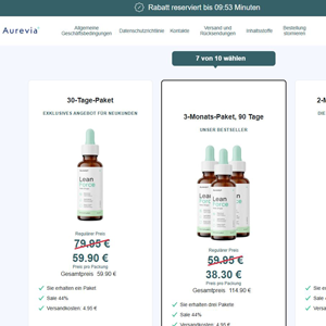 Aurevia Keto Drops - DTC [Multi-GEO] (Social,Banner,Native,Push,SEO,Search) - CPA {No BrandBidding}