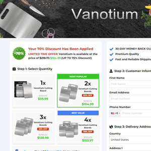 Vanotium Cutting Board High CTC - DTC [Multi-GEO] (Social,Banner,Native,Push,SEO,Search,Brand Bidding) - CPA