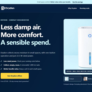 Drydon Dehumidifier [US] (Social,Banner,Native,Push,SEO,Search,Brand Bidding) - CPA