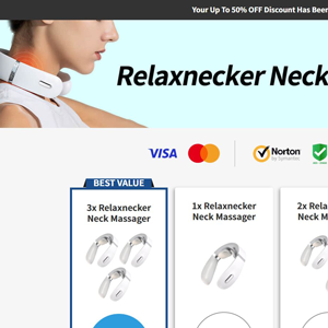 Relaxnecker Neck Massager [US] (Social,Banner,Native,Push,SEO,Search,Brand Bidding) - CPA