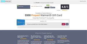 Walmart 500 GiftCard SOI [US] - CPA {All Days All Domains}