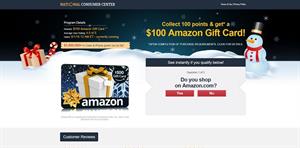 Amazon 100 Gift Card for the Holidays [US] - CPA {All Days All Domains}