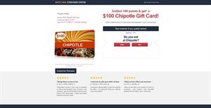 Get a 100 Chipotle Giftcard [US] - CPA {All Days  All Domains}