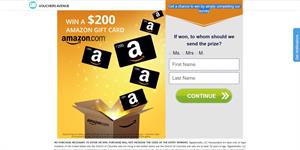 Amazon Gift Card - Win A 200 Card - Sweepstakes [US] - CPA {All Days All Domains}