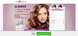 Trial - Hair Science Pro Regrowth Spray [UK,IE] - CPA {All Days All Domains}