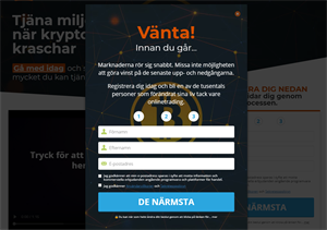 BTC Profit - Swedish [INTL] (Email,Social,Banner,PPC,Native,SEO,Search) - CPA