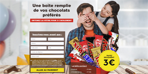 Box of chocolatebars [FR] - CPA {All Days All Domains}