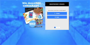 Albert Heijn 500 gift cards [NL] - CPA {All Days  All Domains}