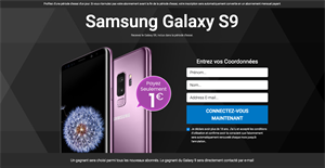 RewardLive - Samsung S9 [FR] - CPA {All Days All Domains}