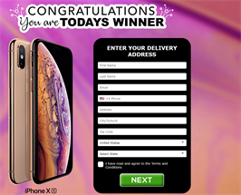 iPhone XS Sweepstakes [AU,CA,NZ,UK,US] (Email,Social,Banner,PPC,Native,SEO) - CPA