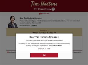 Tim Hortons [CA] (Email Only) - Revshare