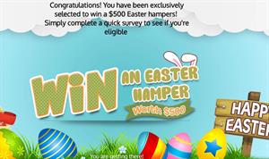 Win an Easter Hampers [AU] - CPL {All Days  All Domains}