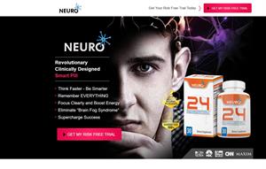 Trial - Neuro 24 - w/ Upsell [US] - CPA {All Days All Domains}