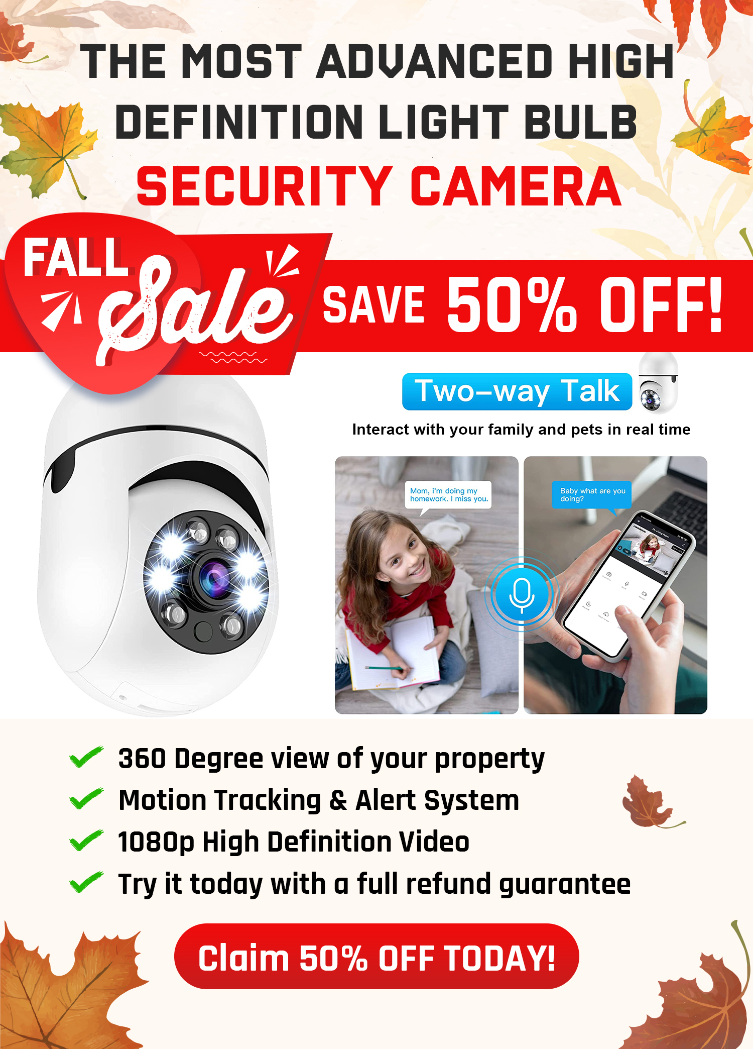Light Socket Security Camera - Sale - US/CA/UK/AU