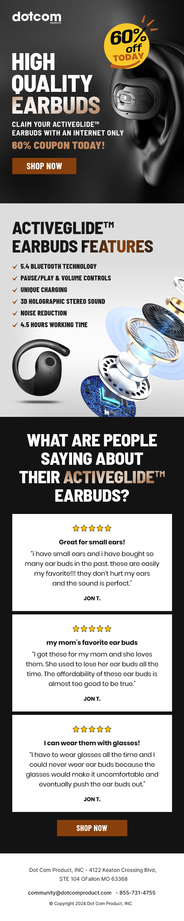 Active Glide Headphones - Sale
